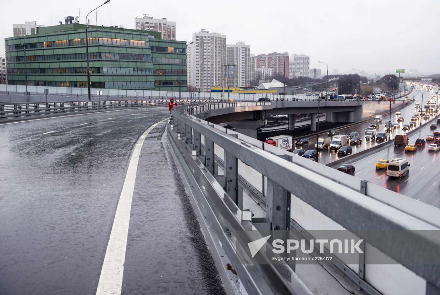Mozhaiskoye Motorway-Moscow Ring Road interchange is upgraded