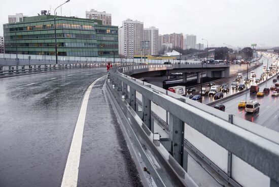 Mozhaiskoye Motorway-Moscow Ring Road interchange is upgraded