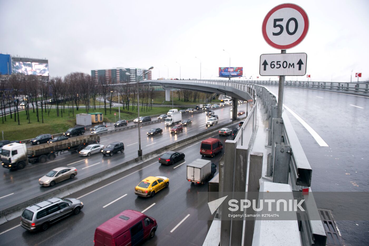 Mozhaiskoye Motorway-Moscow Ring Road interchange is upgraded
