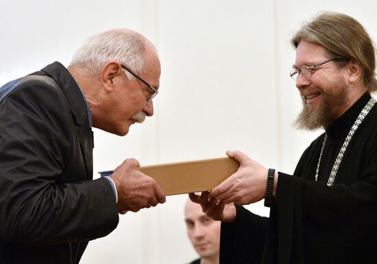 Sergei Mikhalkov Commemorative Gold Medal award ceremony