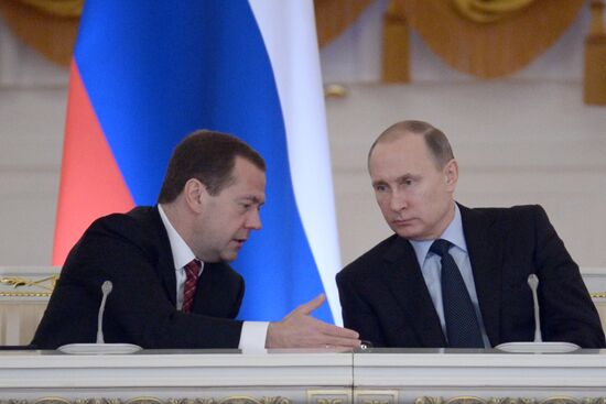 Russian State Council meeting in Kremlin