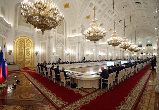 Russian State Council meeting in Kremlin