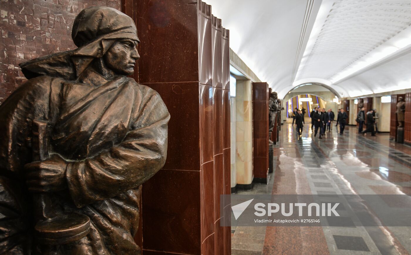Baumasnkaya metro station in Moscow opens after renovation