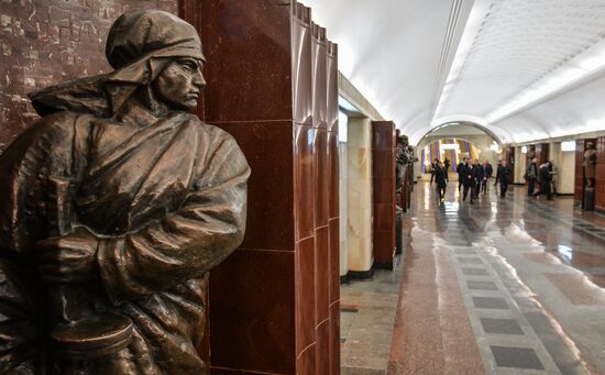 Baumasnkaya metro station in Moscow opens after renovation