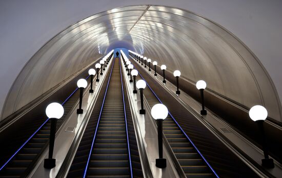 Baumasnkaya metro station in Moscow opens after renovation