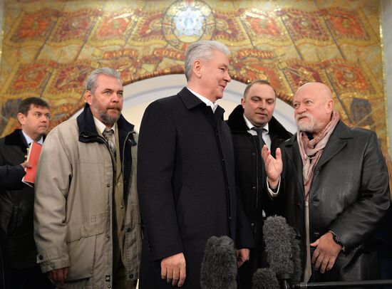 Baumasnkaya metro station in Moscow opens after renovation