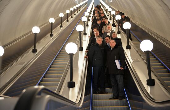 Baumasnkaya metro station in Moscow opens after renovation