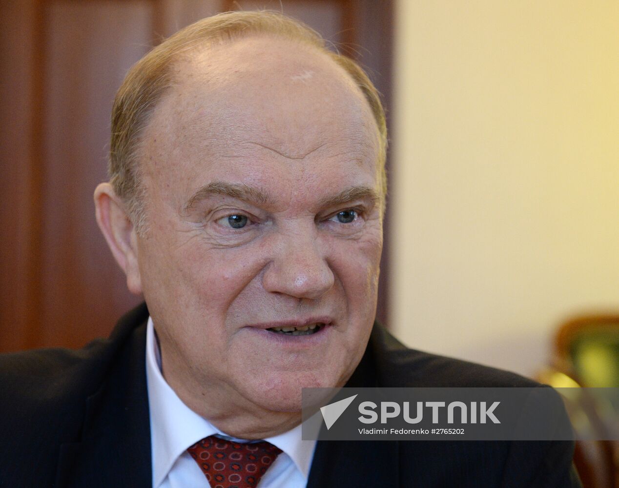 Leader of Communist Party of Russia Gennady Zyuganov