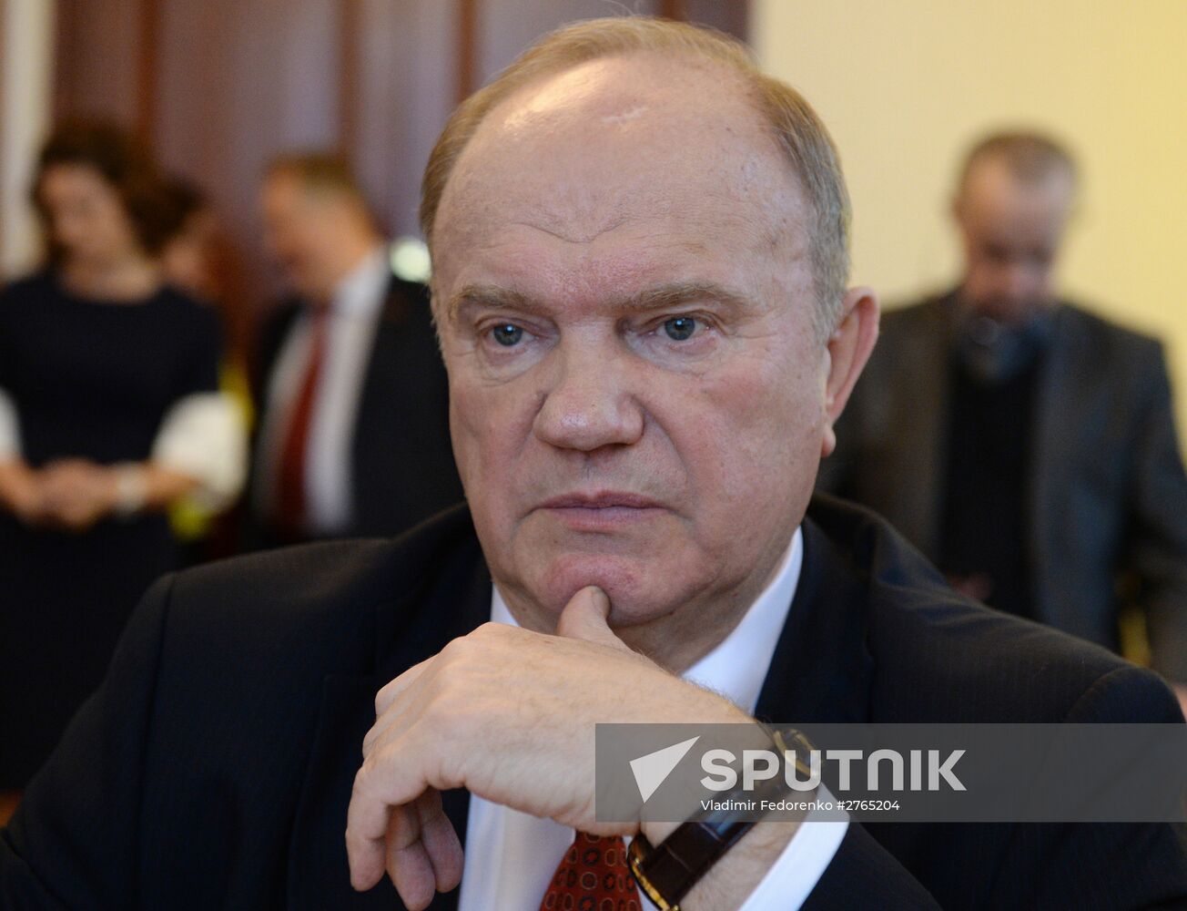 Leader of Communist Party of Russia Gennady Zyuganov