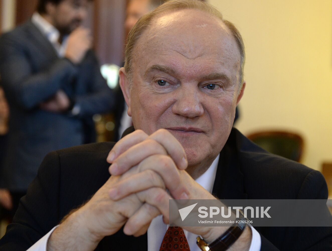 Leader of Communist Party of Russia Gennady Zyuganov