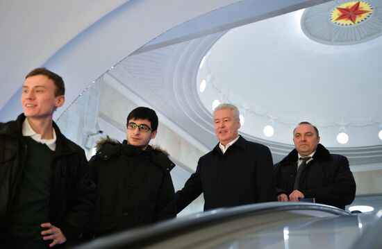 Baumanskaya metro station in Moscow opens after renovation