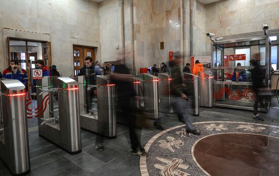 Baumasnkaya metro station in Moscow opens after renovation