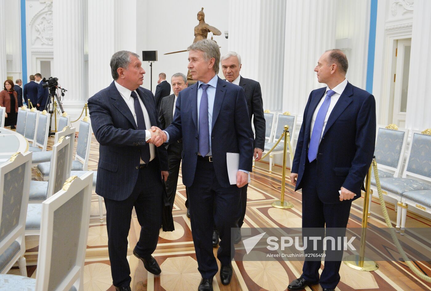 President Putin meets with Russian business community representatives
