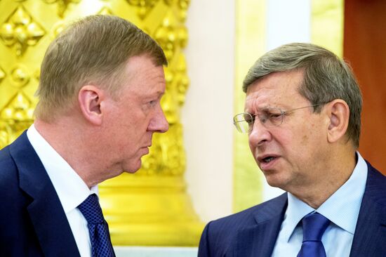 President Putin meets with Russian business community representatives