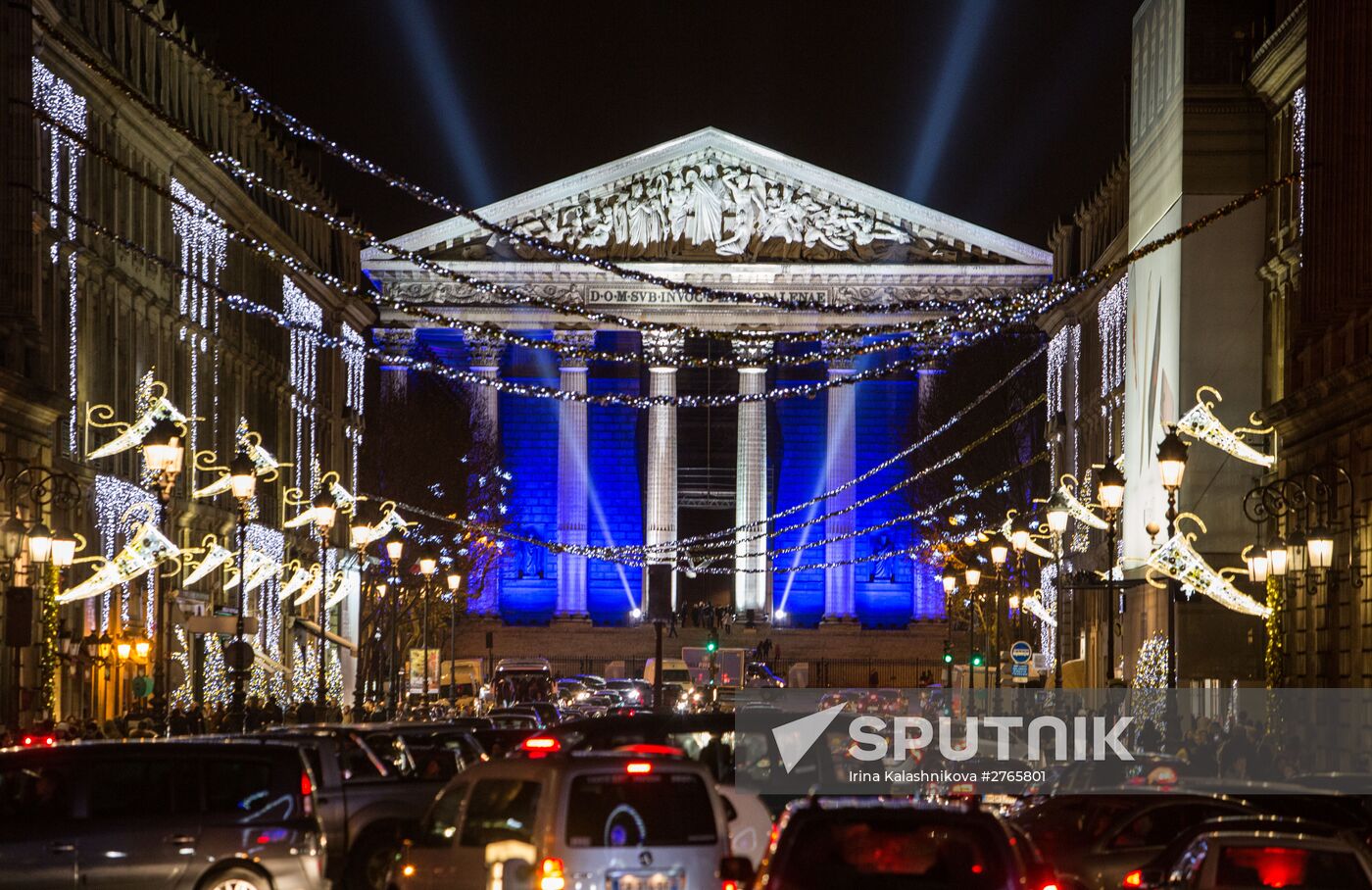 Paris decorated for the New Year's