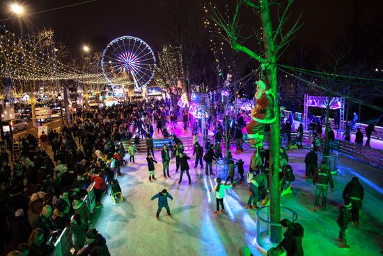 Paris decorated for the New Year's