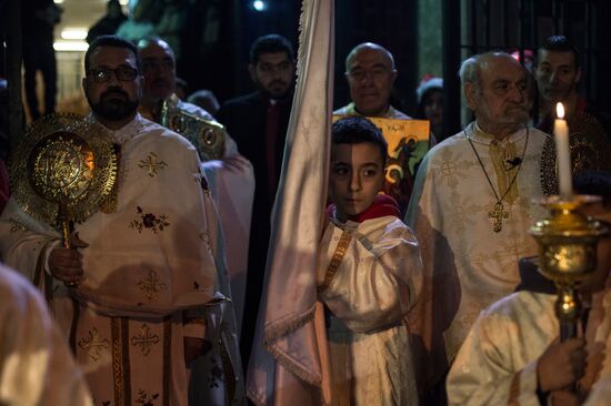 Christmas festivities in Damascus