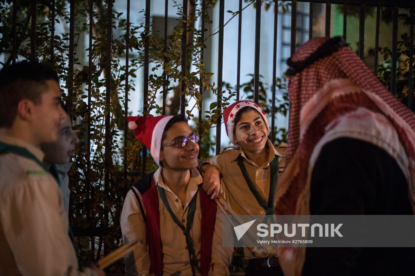 Christmas festivities in Damascus