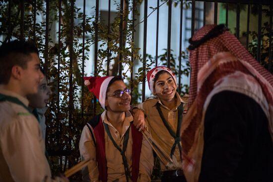 Christmas festivities in Damascus