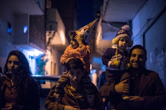 Christmas festivities in Damascus