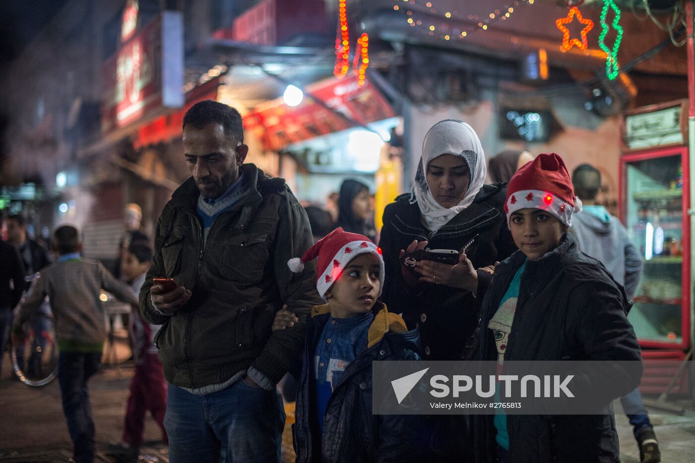 Christmas festivities in Damascus