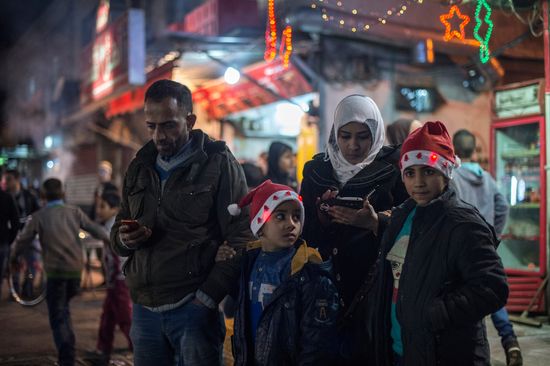Christmas festivities in Damascus