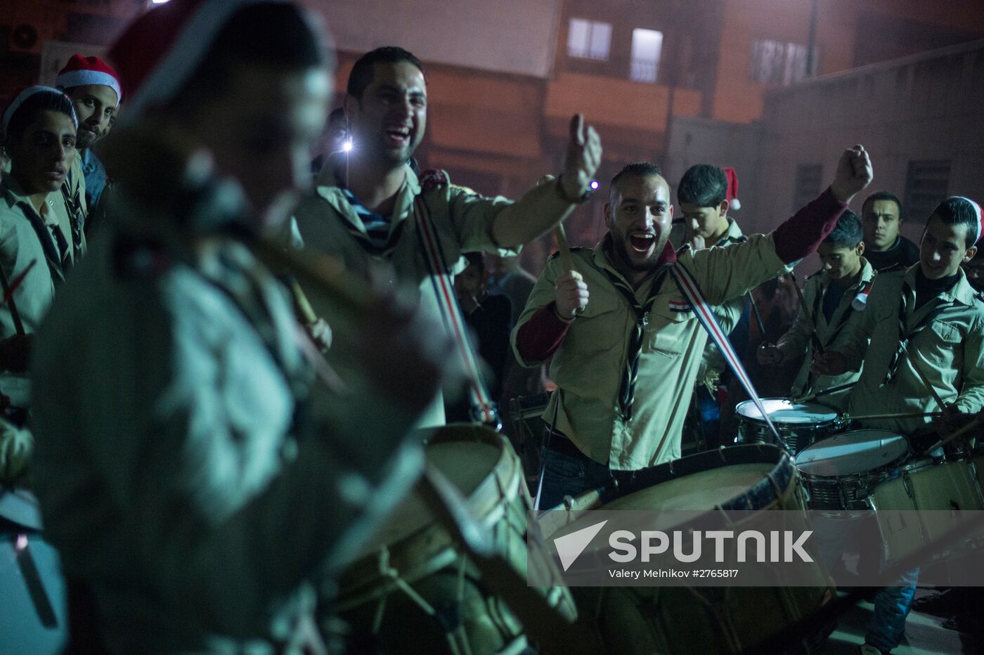 Christmas festivities in Damascus