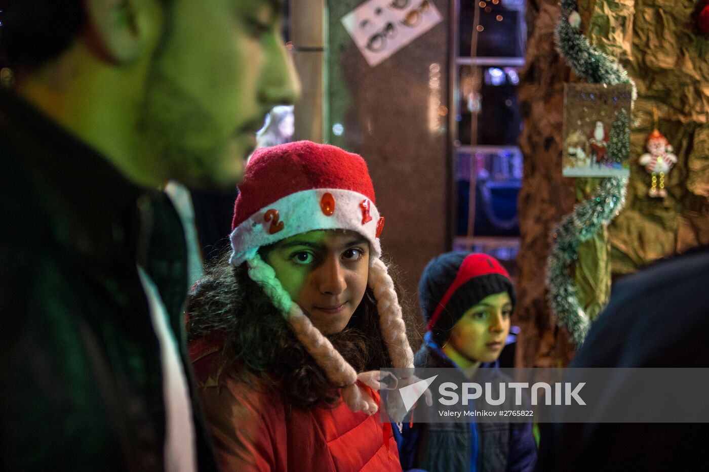 Christmas festivities in Damascus