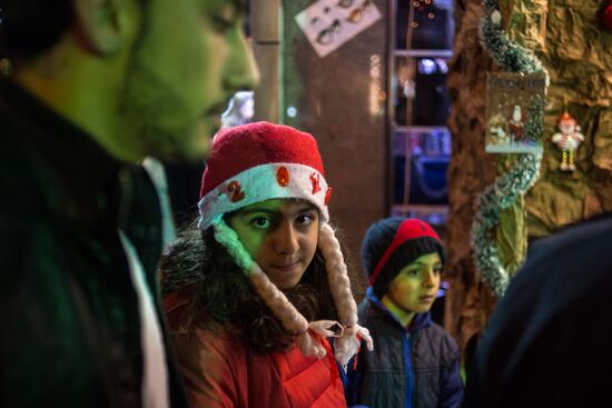 Christmas festivities in Damascus