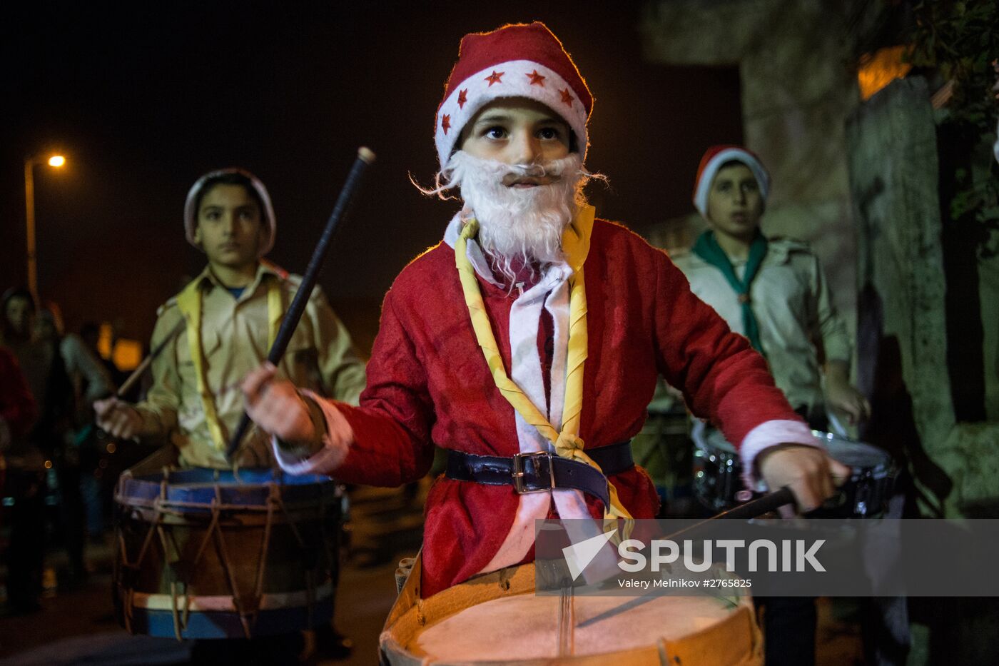Christmas festivities in Damascus