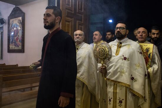 Christmas festivities in Damascus