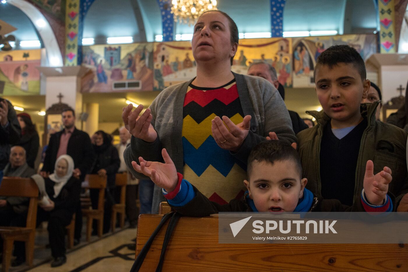 Christmas festivities in Damascus