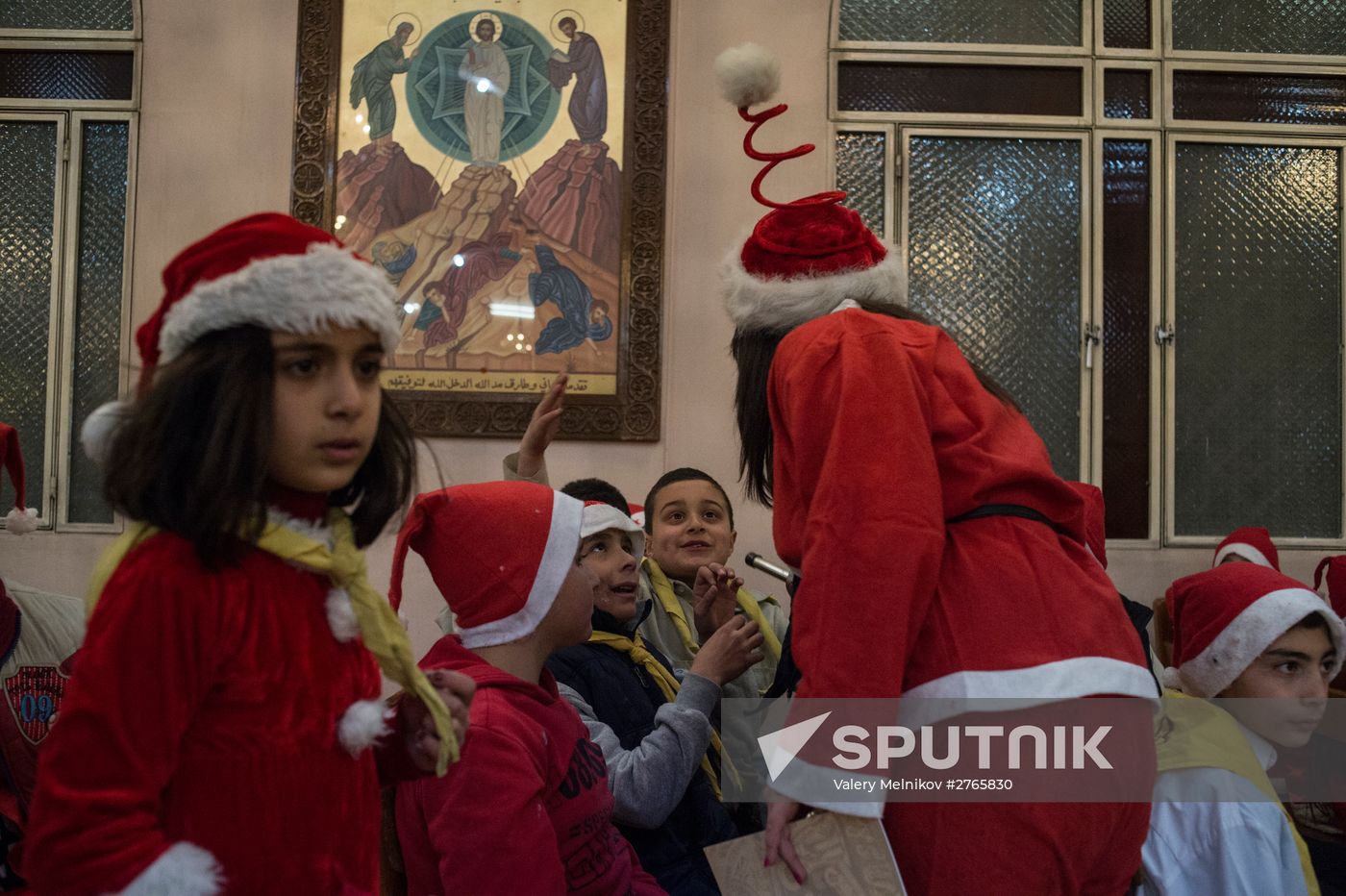 Christmas festivities in Damascus