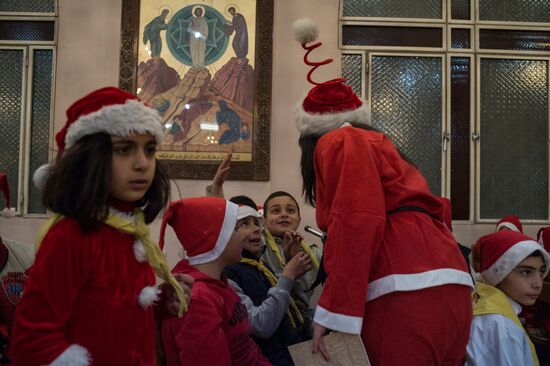 Christmas festivities in Damascus