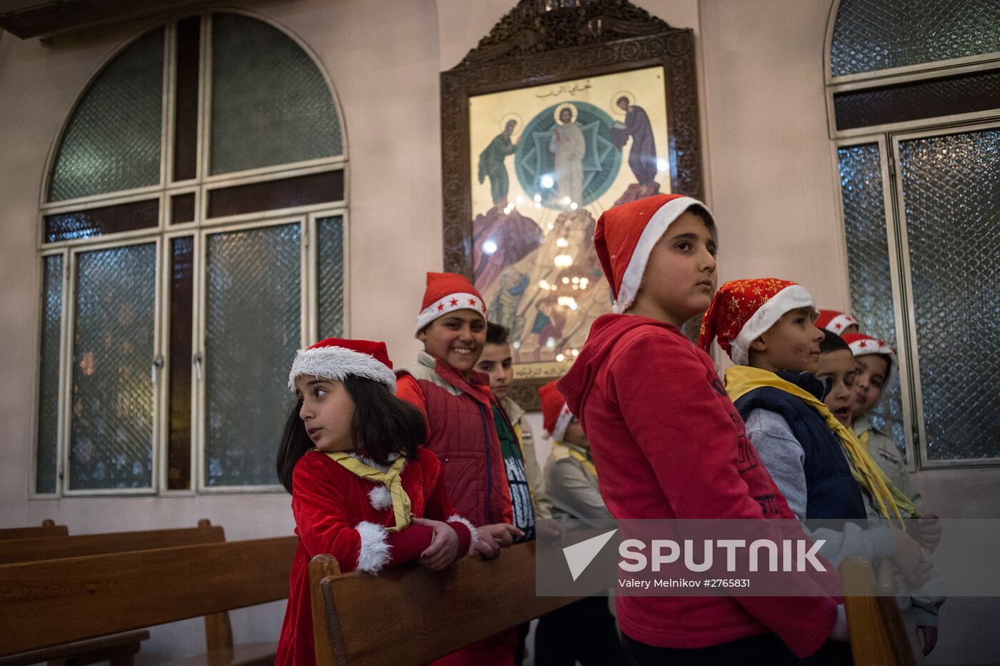 Christmas festivities in Damascus