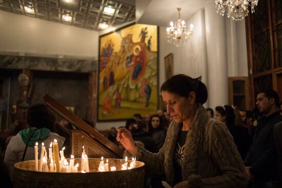 Christmas festivities in Damascus