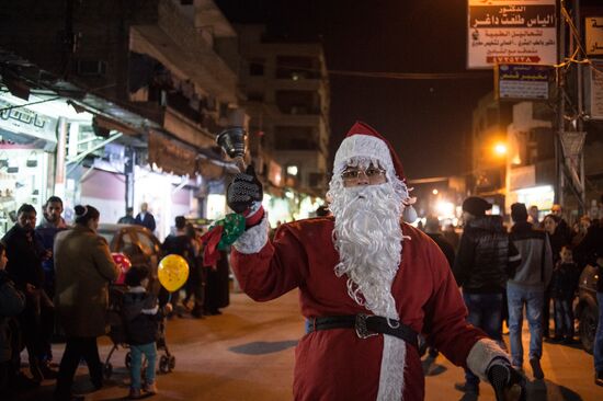 Christmas festivities in Damascus