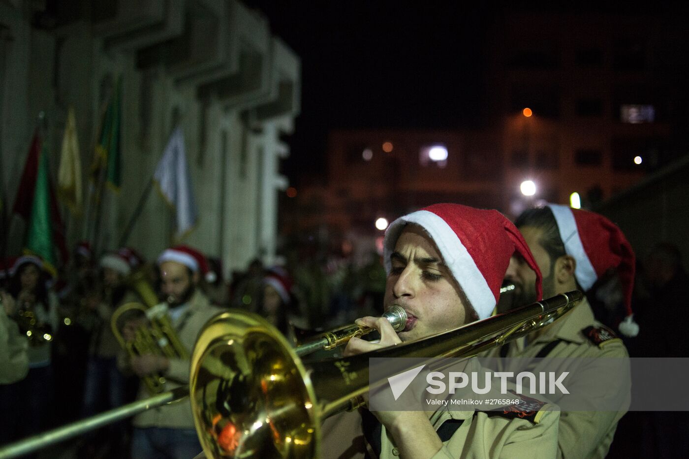 Christmas festivities in Damascus