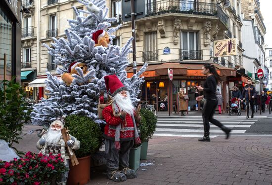Paris decorated for the New Year's
