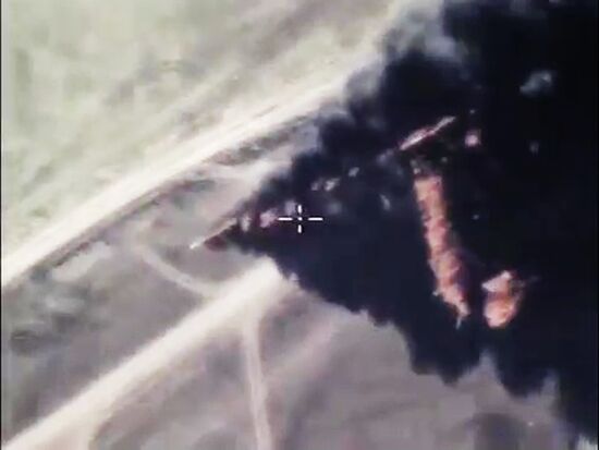 Destruction of oil production and processing facilities in Syria