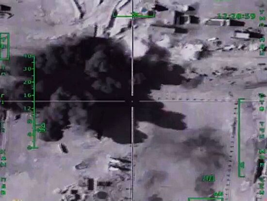 Destruction of oil production and processing facilities in Syria