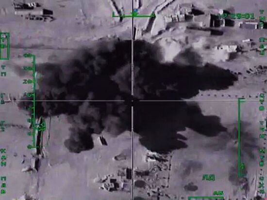 Destruction of oil production and processing facilities in Syria