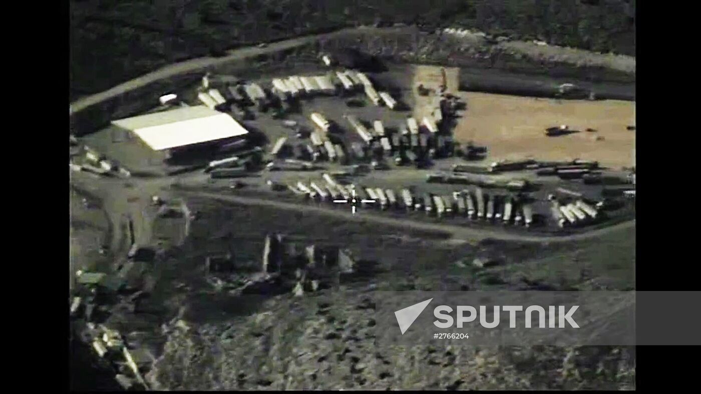 Destruction of oil production and processing facilities in Syria