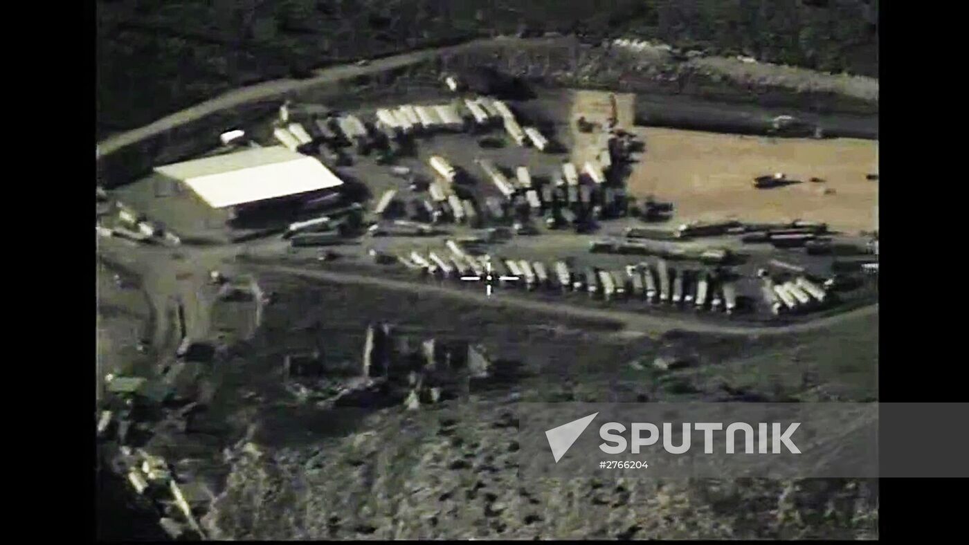 Destruction of oil production and processing facilities in Syria