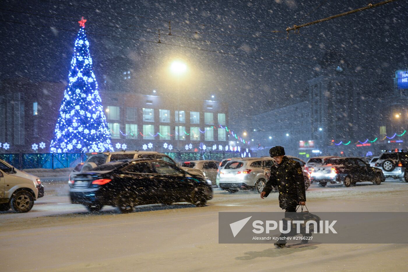 Novosibirsk prepares for New Year celebration