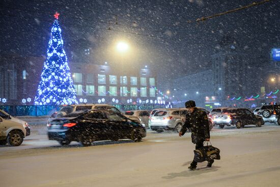 Novosibirsk prepares for New Year celebration