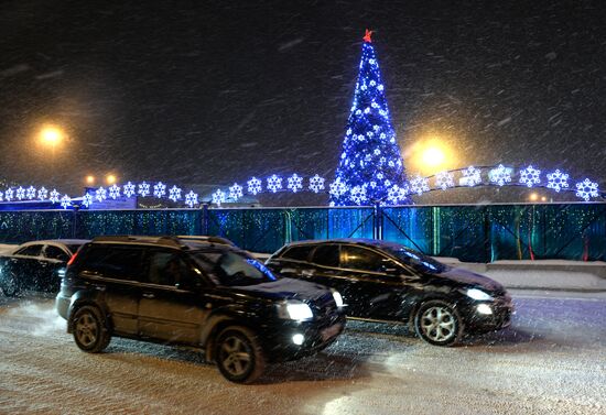 Novosibirsk prepares for New Year celebration
