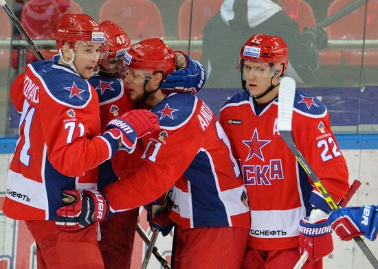 Hockey. KHL. CSKA vs Lada