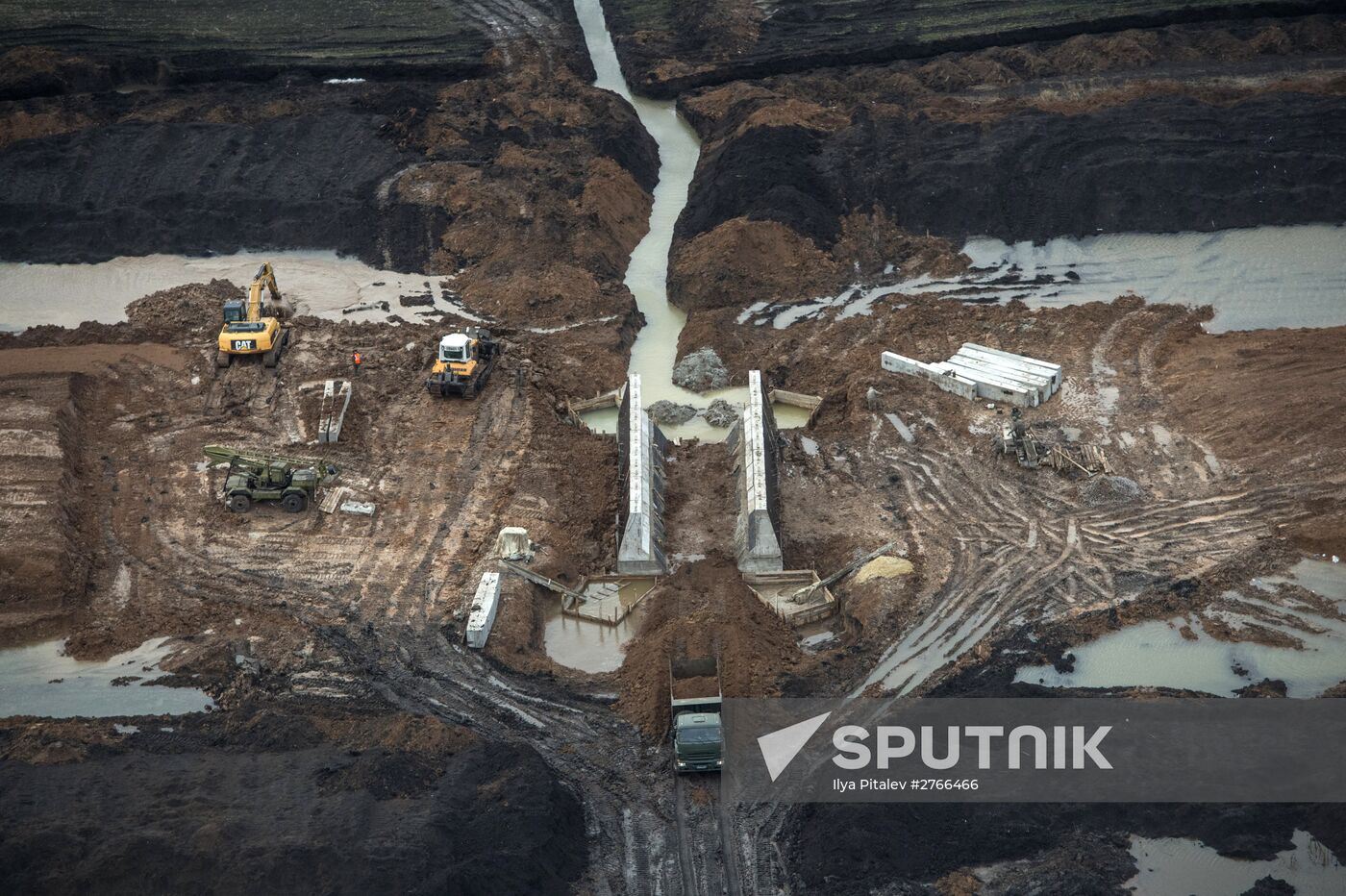Construction of railway bypassing Ukraine