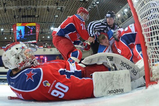 Kontinental Hockey League. CSKA vs. Lada